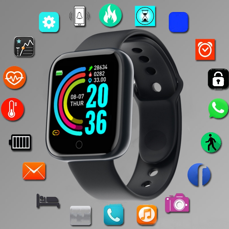 Smartwatch Square Watches For Men - Smart Watch per uomo donna modalità
