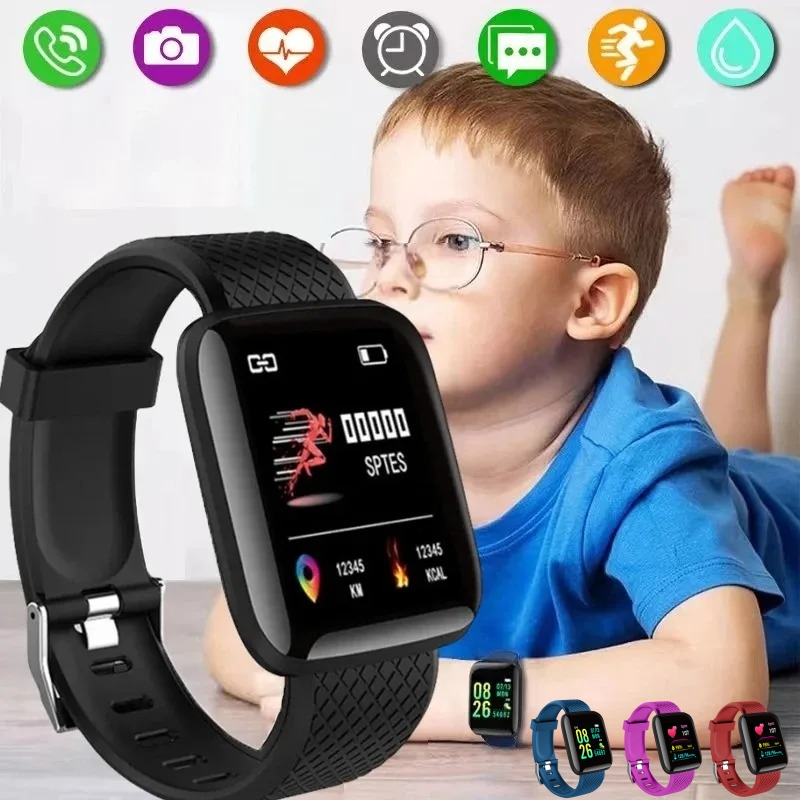 Smartwatch Digital Watches For Kid Boy With Alarm - Smart Watch Sport Fitness Orologio per