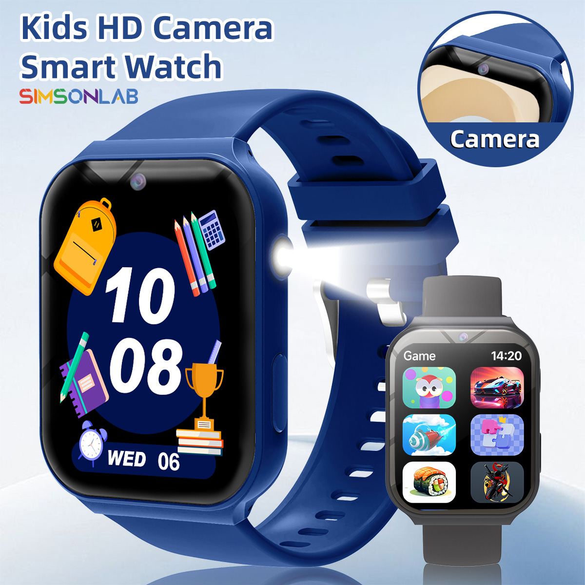 Smartwatch Digital Watches For Kids - Smartwatch 2026 per Bambini con Telecamera