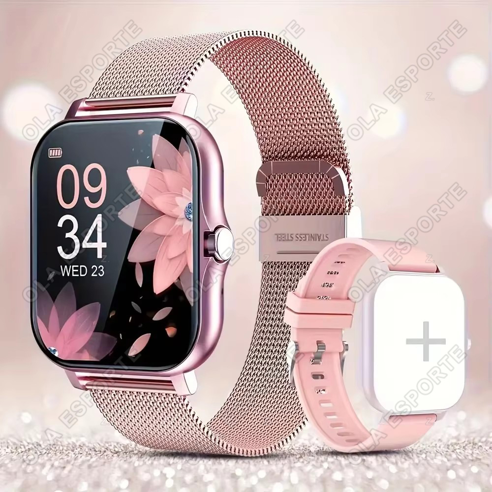 Smartwatch Square Watches For Men - 2026 Nuovo Smartwatch con Chiamata Bluetooth,