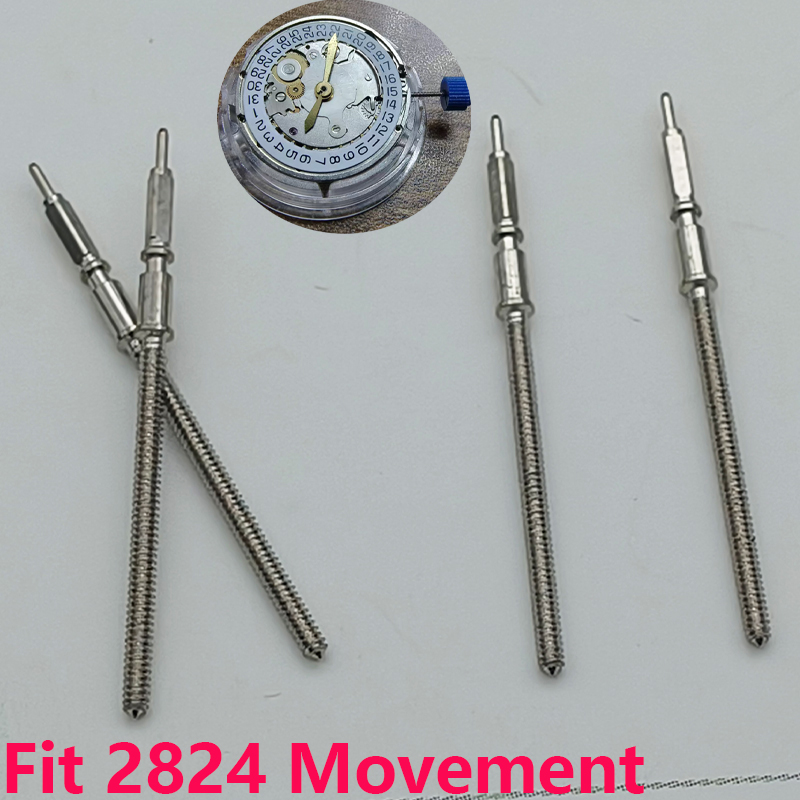 Watch Crown Stem - 2/4 Pezzi Ricambi Corona e Stelo