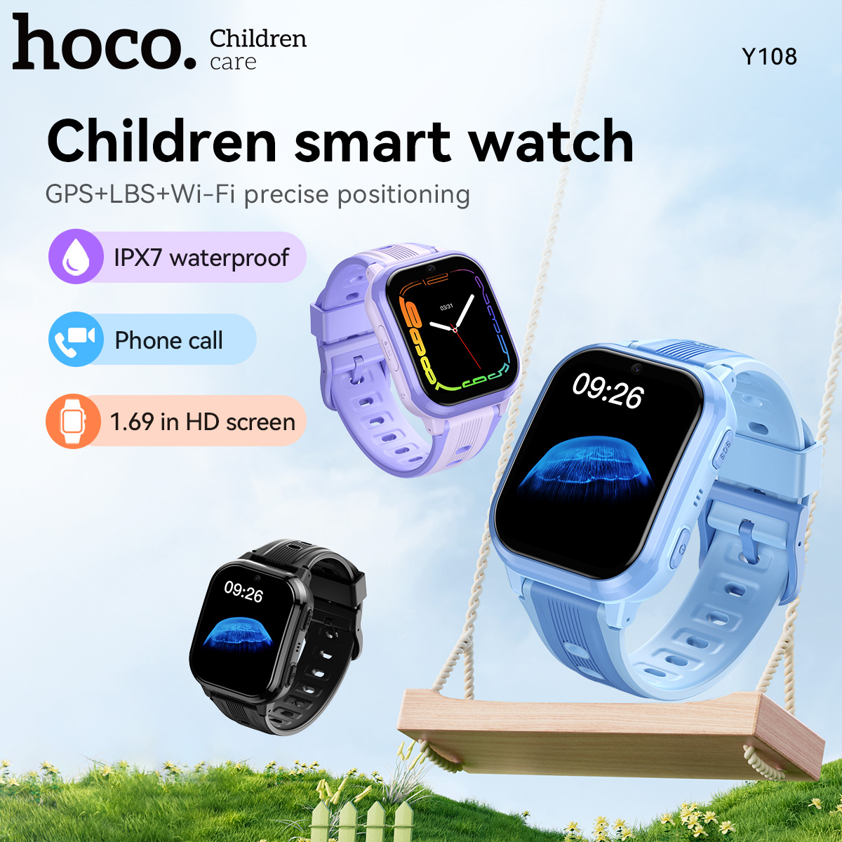 Smartwatch Digital Watches For Kids - HOCO Y108 Smartwatch per bambini con