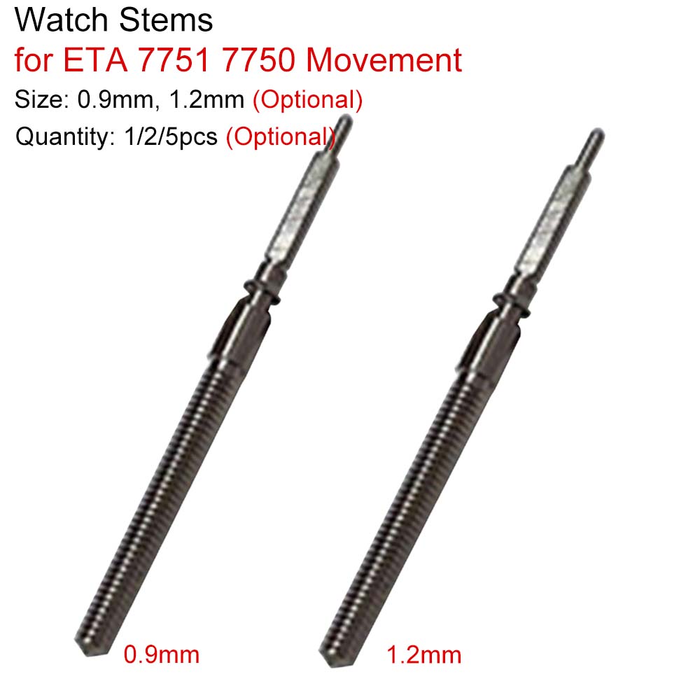 Watch Crown Stem - 1/2/5 pezzi steli per orologi per