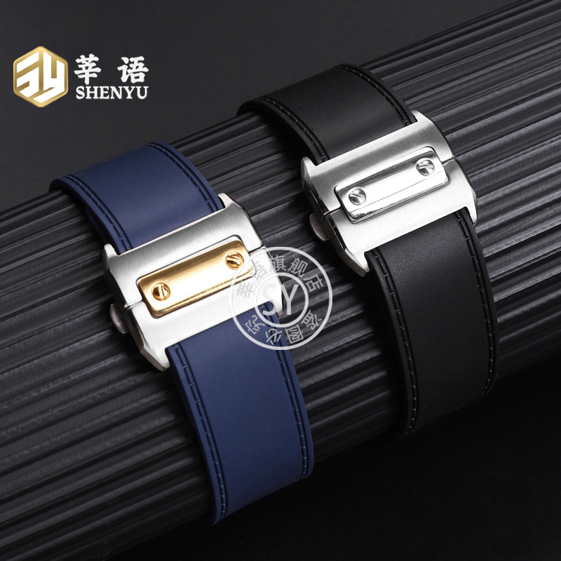 Cinturino per orologio in gomm - Cartier Watch Santos recensione e prezzo