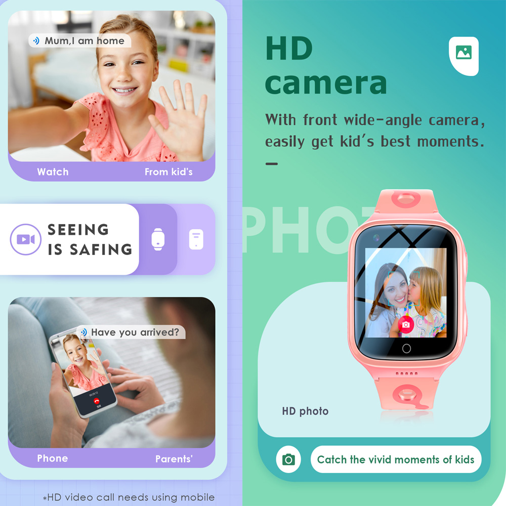 Hot 4G Kids Smartwatch 1000 Ma - Smartwatch Digital Watches For Kid Boy With Alarm recensione e prezzo
