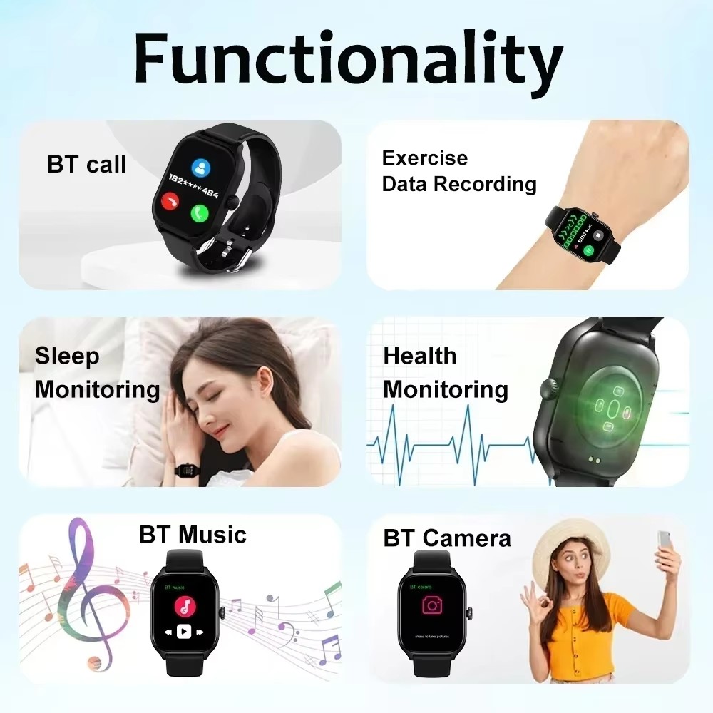 Smartwatch per Android e iOS,  - Smartwatch Square Watches For Men recensione e prezzo