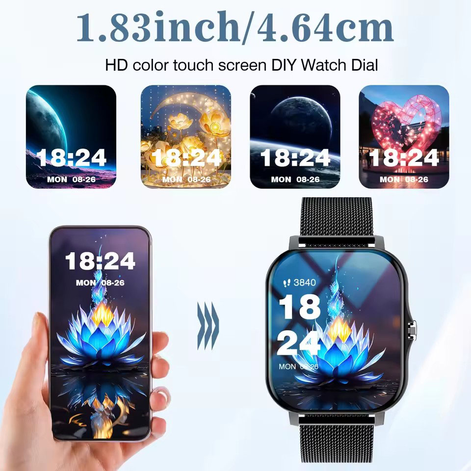 2026 Nuovo Smartwatch con Chia - Smartwatch Square Watches For Men recensione e prezzo