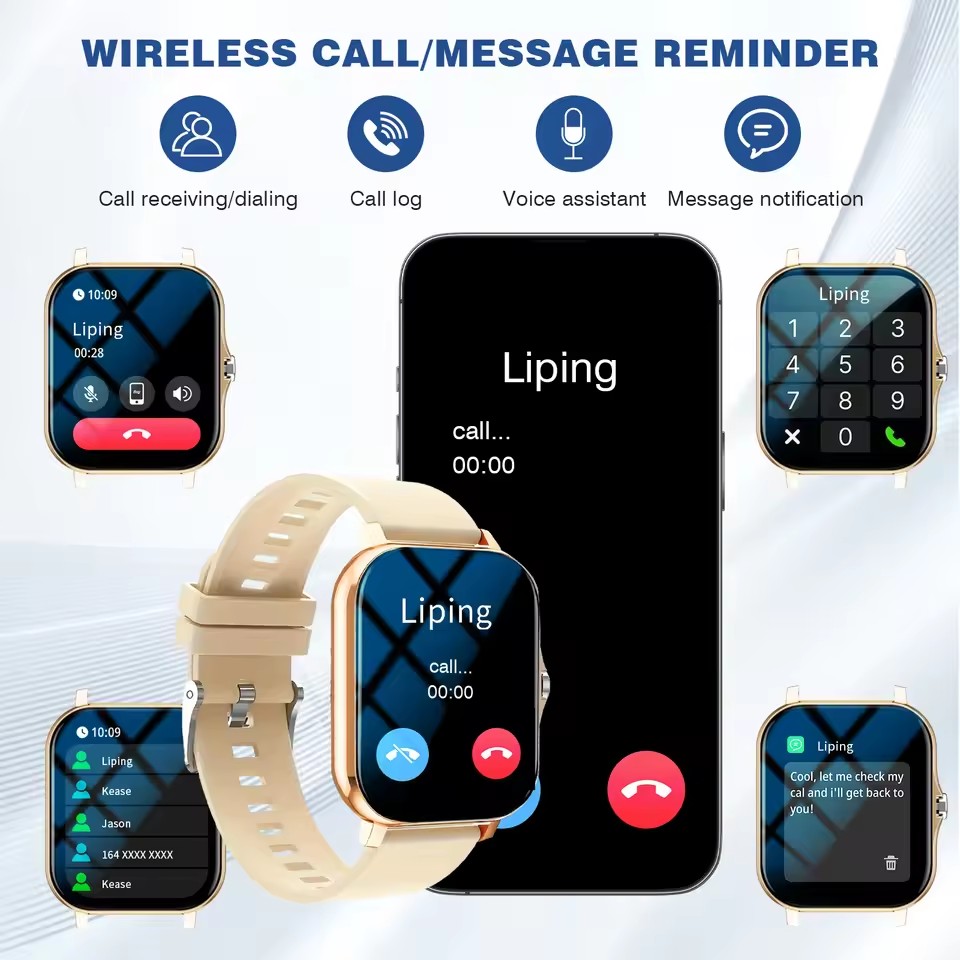 2026 Nuovo Smartwatch con Chia - Smartwatch Square Watches For Men recensione e prezzo