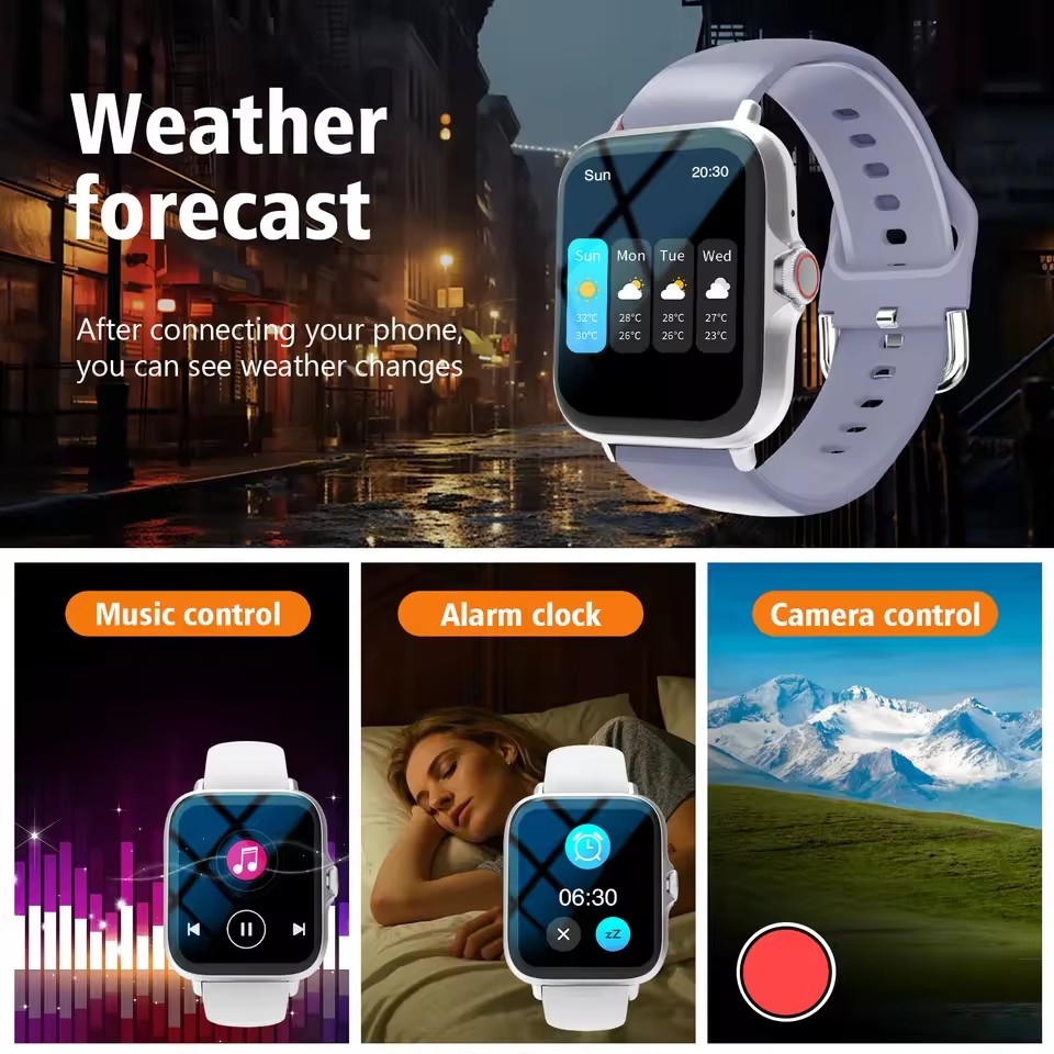 2026 Nuovo Smartwatch con Chia - Smartwatch Square Watches For Men recensione e prezzo