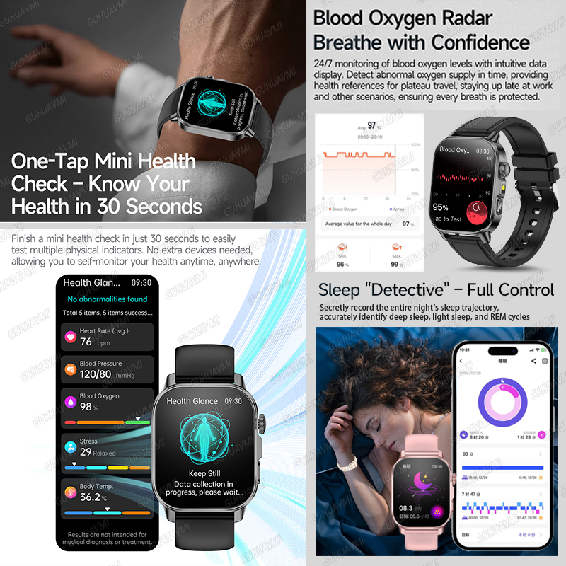 Nuovo Smartwatch per la Salute - Smartwatch Watches Gift For Men recensione e prezzo